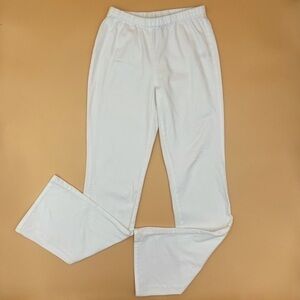 Metro Blues White Bootcut Cotton Pants